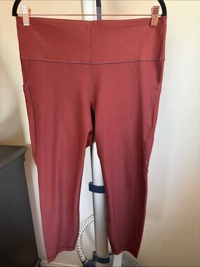 Athleta Rust Red Leggings